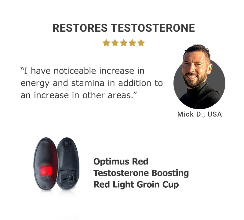 Testimonial Rating for Optimus Red Testosterone Boosting Red Light Groin Cup Mobile
