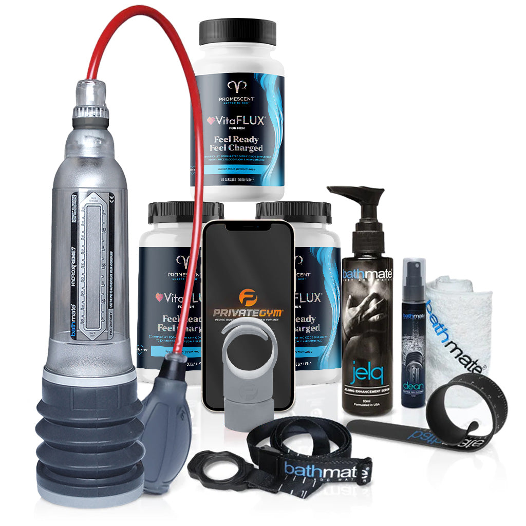 The Ultimate Penis Size and Girth Program 7" / Gray