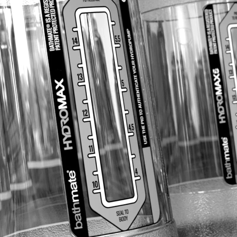 The Bathmate Hydromax Penis Pump Features International Measuring Guide