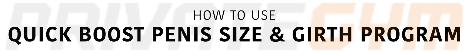 How to Use Quick Boost Penis Size & Girth Program Desktop