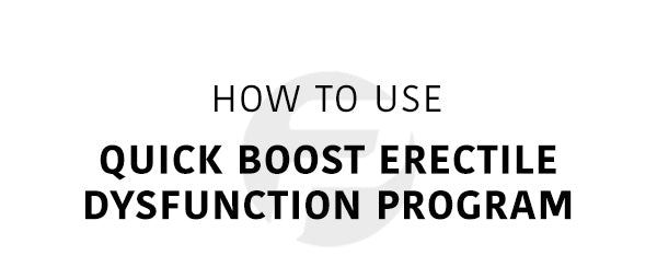 Quick Boost Erectile Dysfunction Program Header Mobile