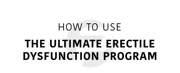How to Use the Ultimate Erectile Dysfunction Program Header Mobile
