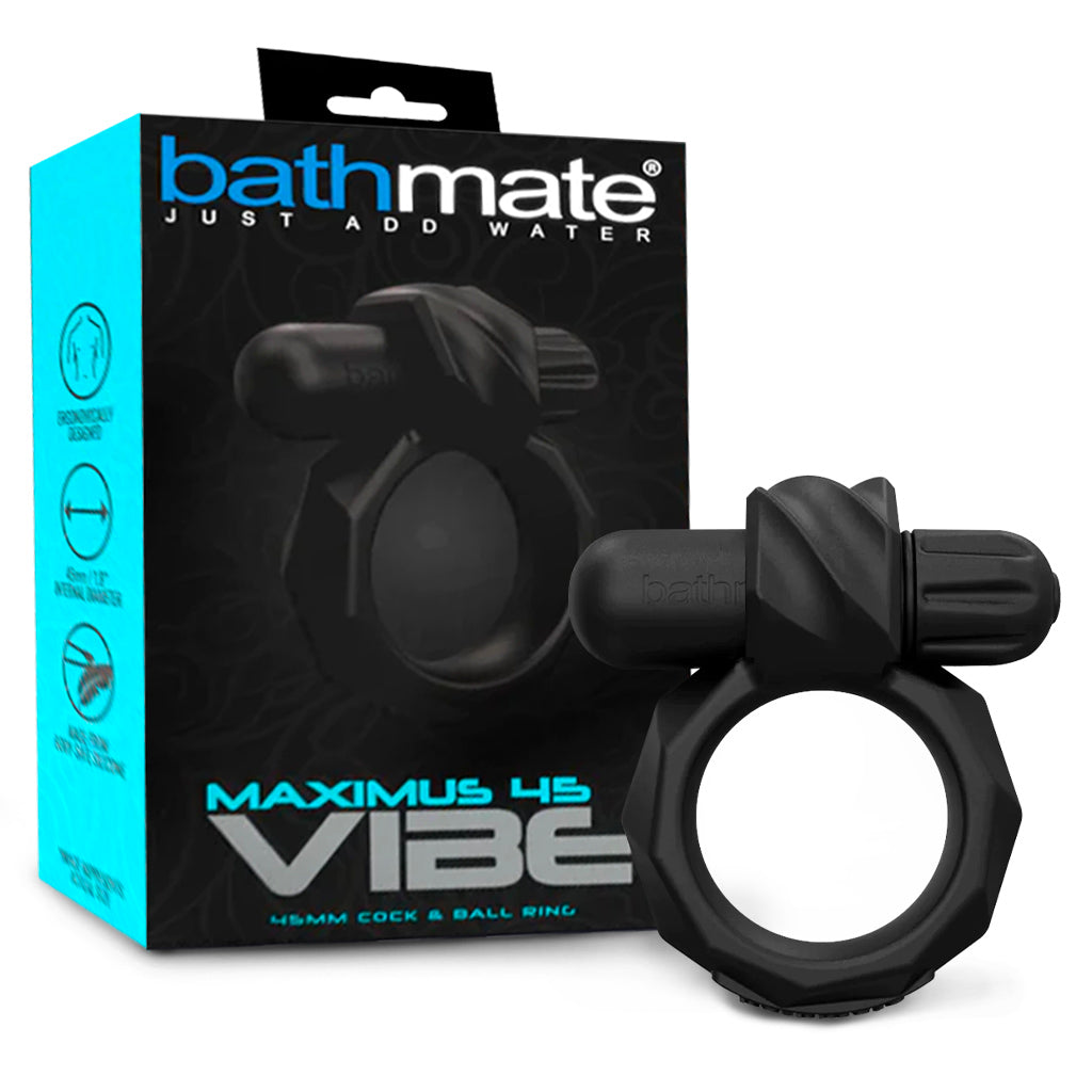 Bathmate Maximus Penoscrotal Power Ring with Box Vibe / 45mm 