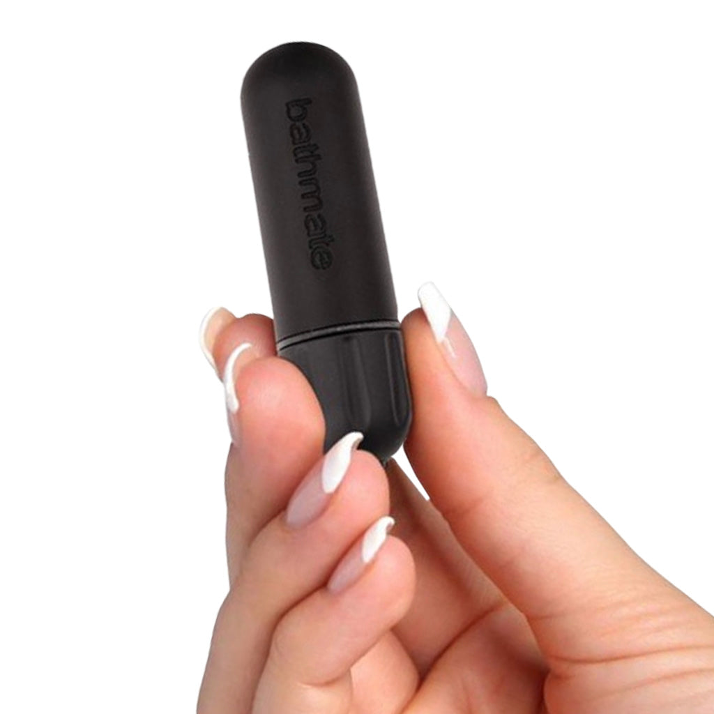 Bathmate Vibe Bullet Vibrating Stimulator Black with Hand