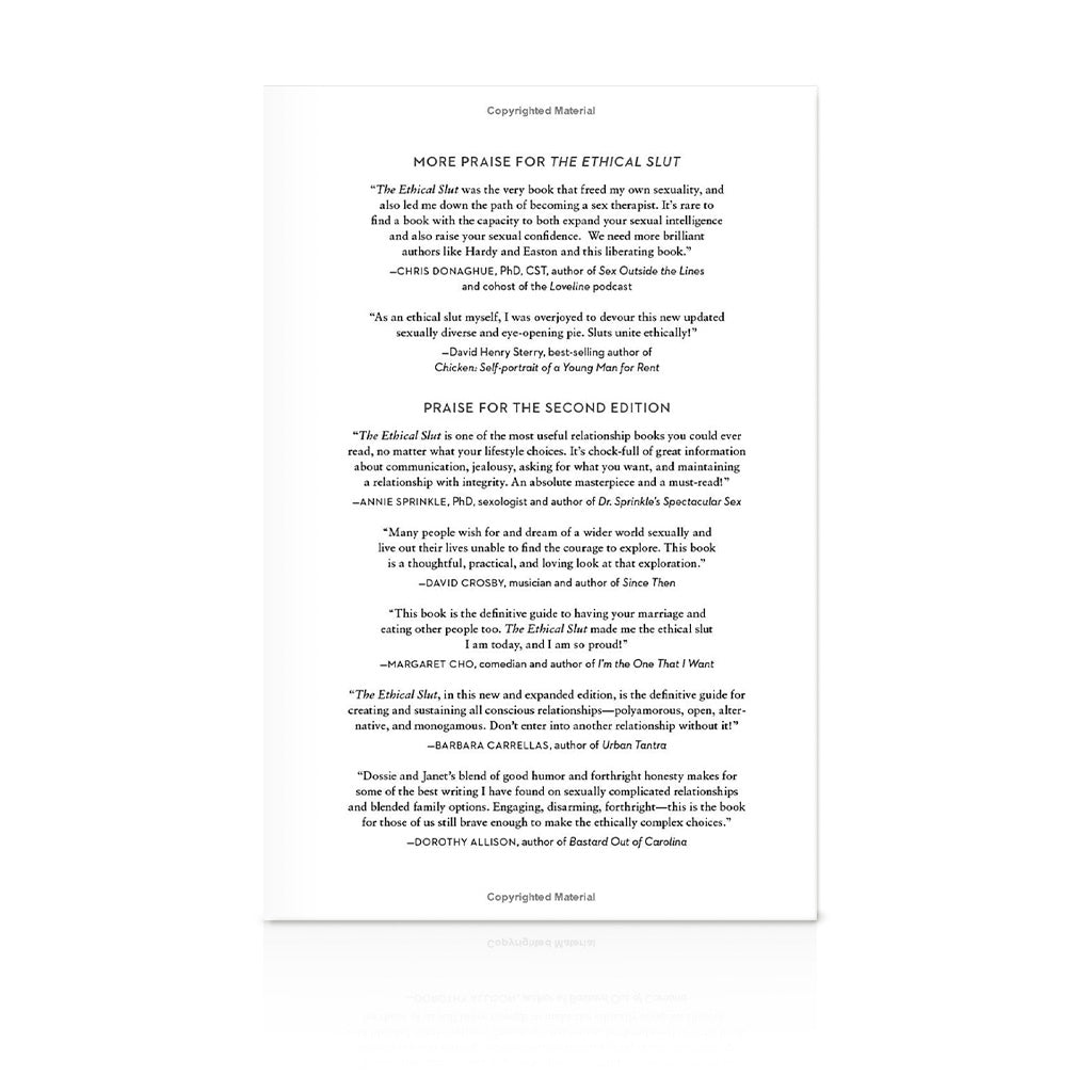 The Ethical Slut: A Practical Guide to Polyamory, Open Relationships, and Other Freedoms in Sex and Love Sample Page Reviews