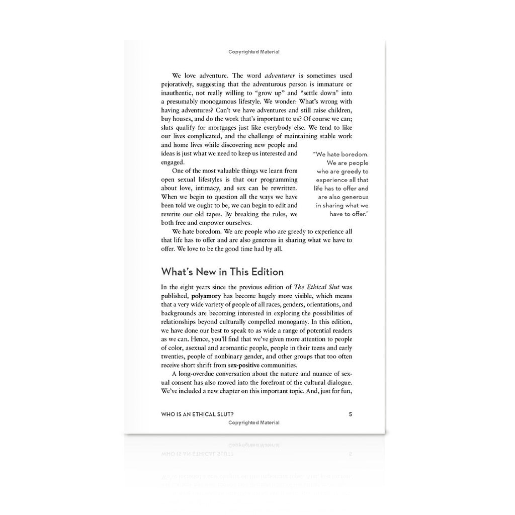 The Ethical Slut: A Practical Guide to Polyamory, Open Relationships, and Other Freedoms in Sex and Love Sample Page 6