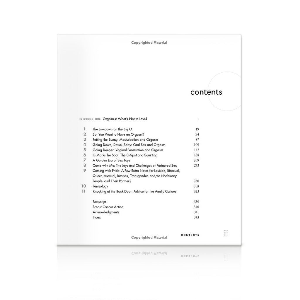 I Love Orgasms: A Guide to More Book Content Page 1