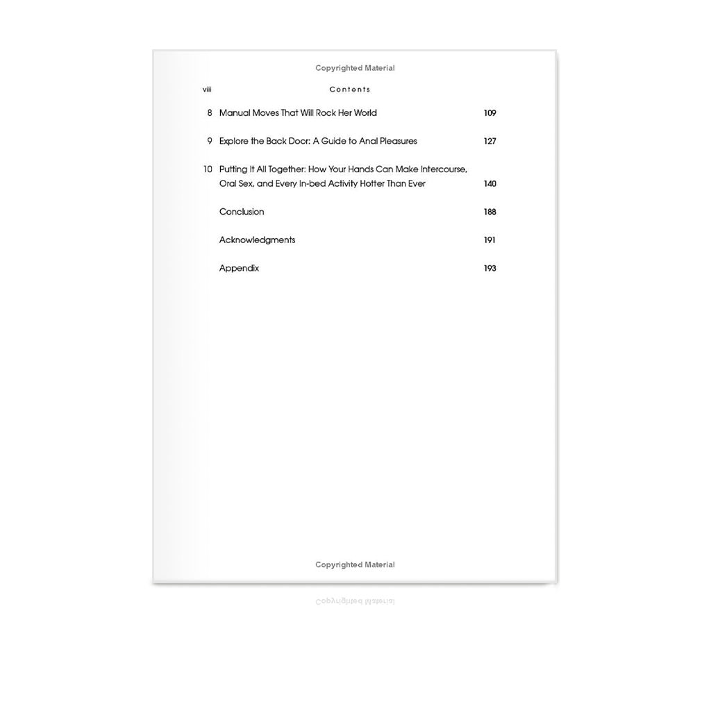 Red Hot Touch: A Head-to-Toe Handbook for Mind-Blowing Orgasms Book Content Page 2