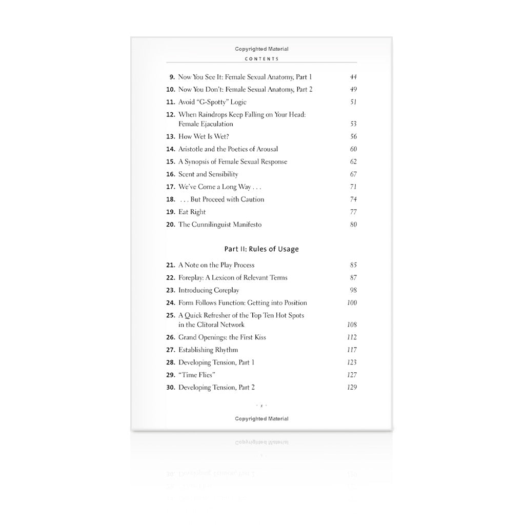 She Comes First: The Thinking Man's Guide to Pleasuring a Woman Book Content Page 2