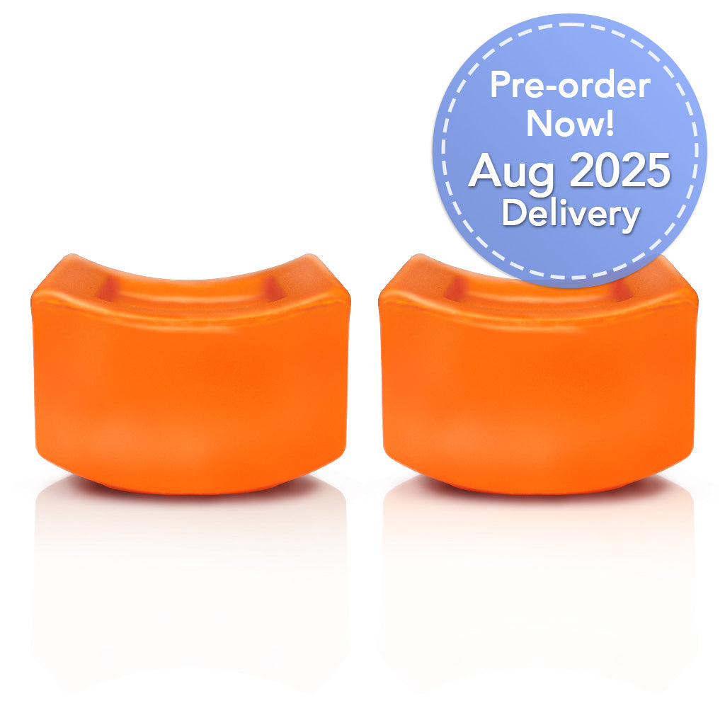 Private Gym Additional Magnetic Weights for Kegel Resistance Ring (2-Pack) Front View Orange Preorder Shipping Badge August 2025