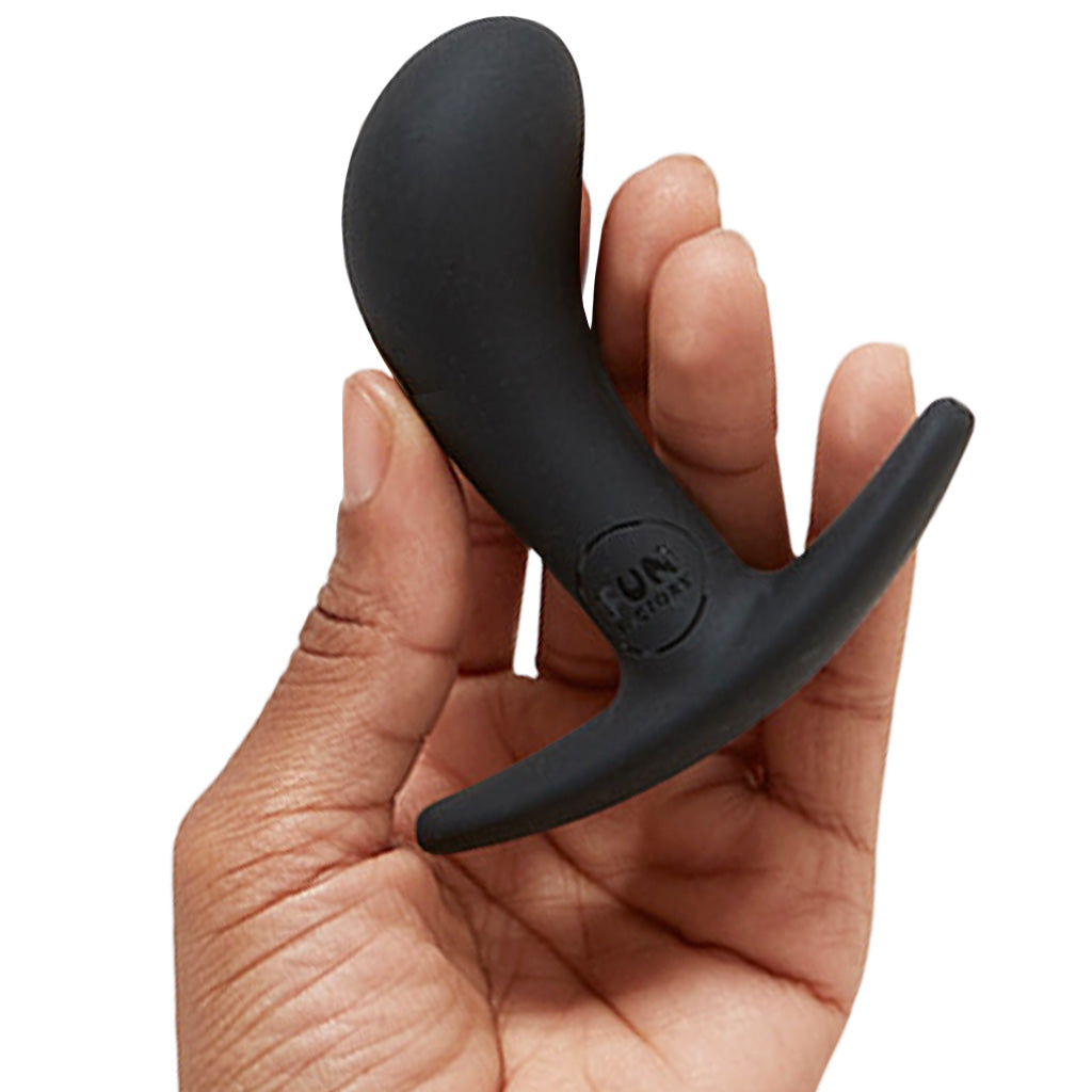 Fun Factory Bootie Butt Plug Medium / Black with Hand