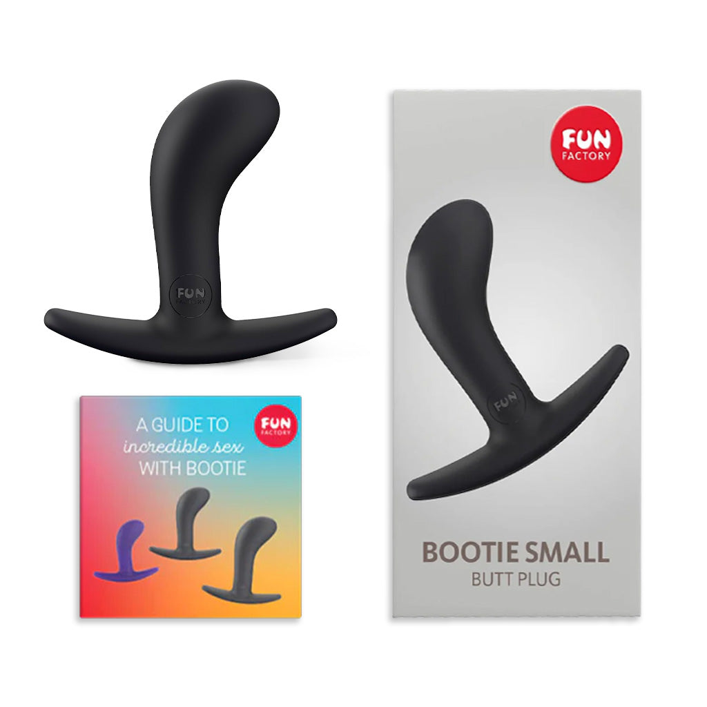 Fun Factory Bootie Butt Plug Small / Black Inside Package Contents