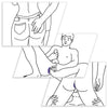 Fun Factory Bootie Butt Plug Small Violet Instruction Graphics