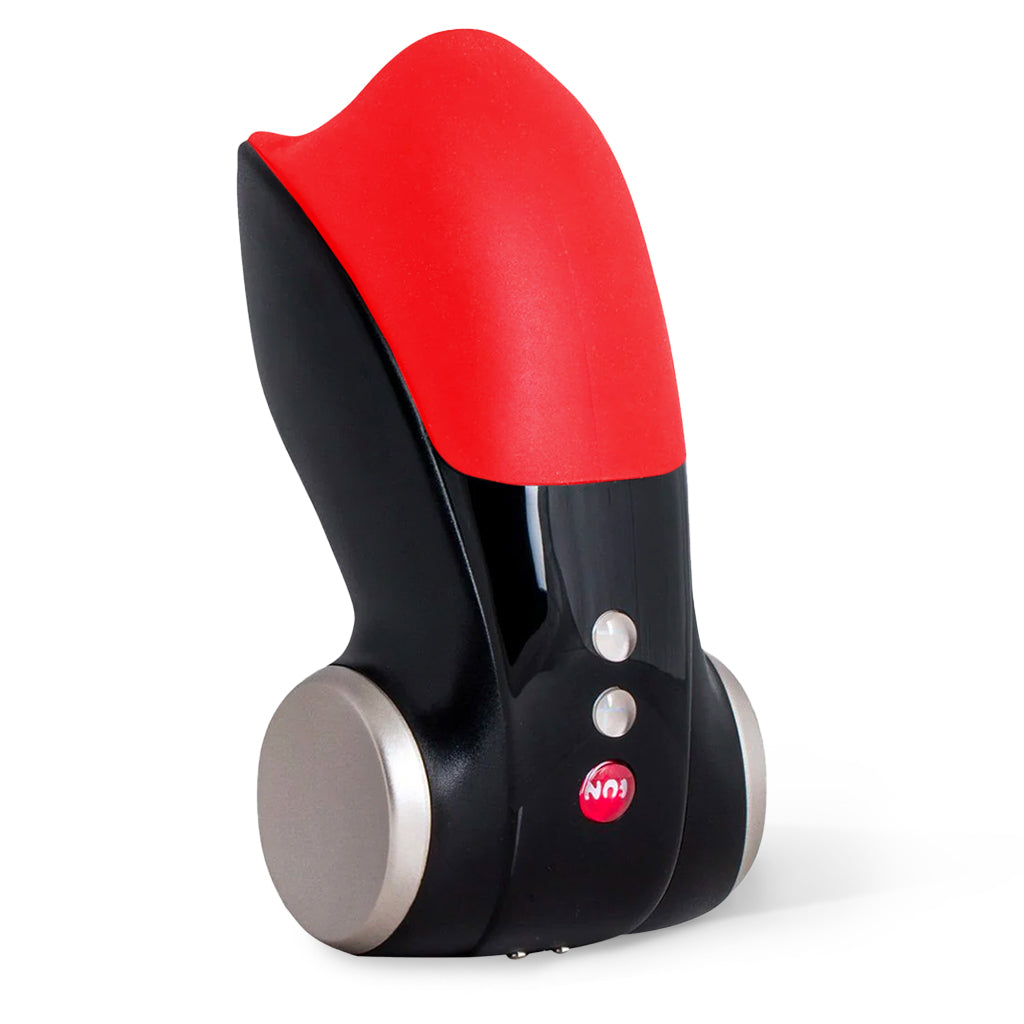 Fun Factory Cobra Libre 2 Penis Head Stimulator Red Profile View