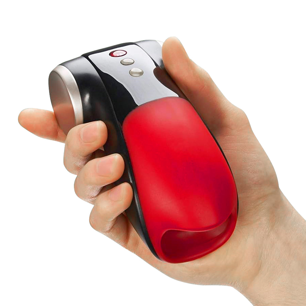 Fun Factory Cobra Libre 2 Penis Head Stimulator Red with Hand