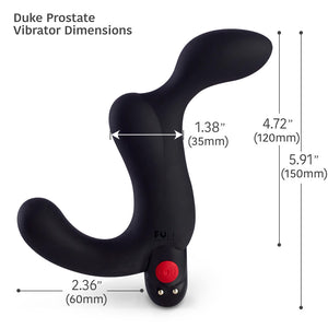 Fun Factory Duke Prostate Vibrator DImensions