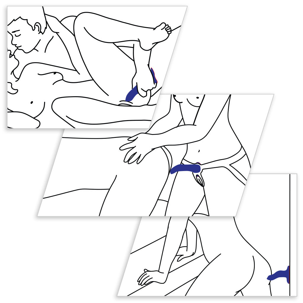 Fun Factory Limba Flex Small Medium Large Prostate Massager Instruction Graphics