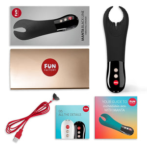 Fun Factory Manta Penis Vibrator Inside Package Contents