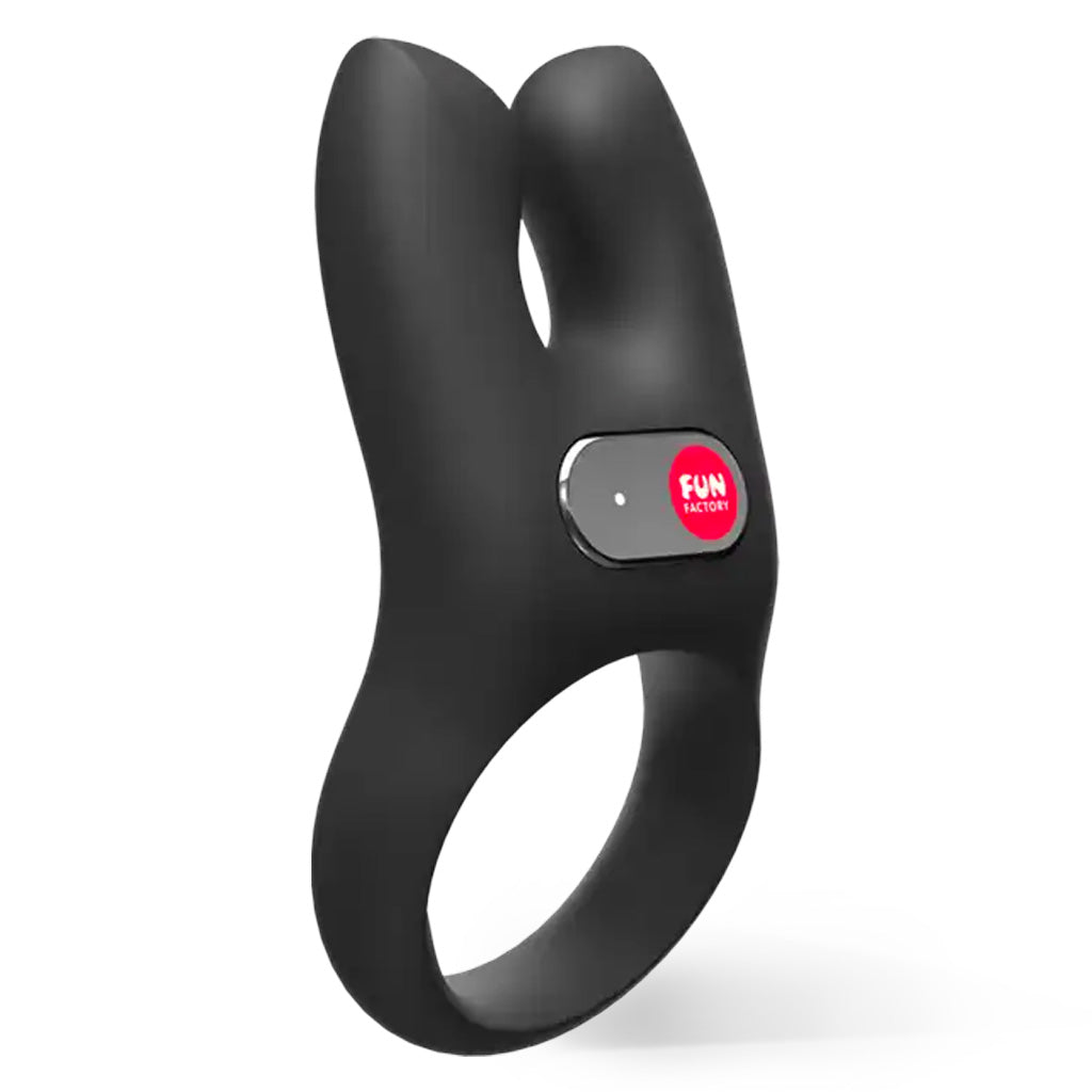 Fun Factory NOS Vibrating Cock Ring Black Profile View