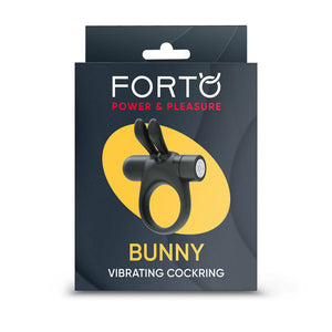 Forto Vibrating Bunny Cock Ring Packaging Front