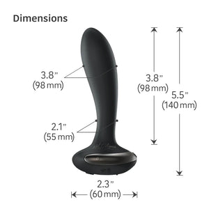 Hot Octopuss Plex Vibrating Prostate Stimulator Dimensions