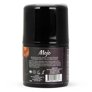 Intimate Earth Mojo Anal Relaxing Gel Back Label