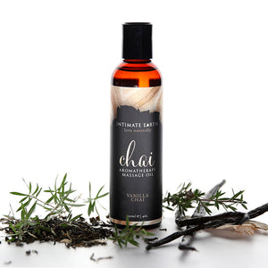 Intimate Earth Aromatherapy Erotic Massage Oil Chai Lifestyle Image