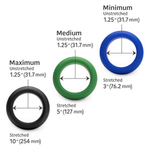 Je Joue Silicone Cock Ring Dimensions Maximum Medium Minimum Full Set