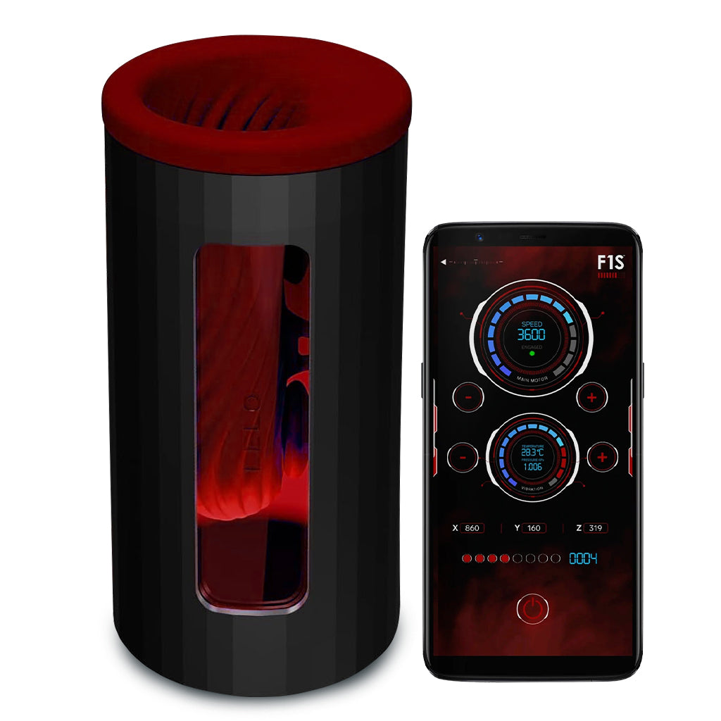 Lelo F1S V3 Male Masturbator Standard / Red / XL / Red with Phone App