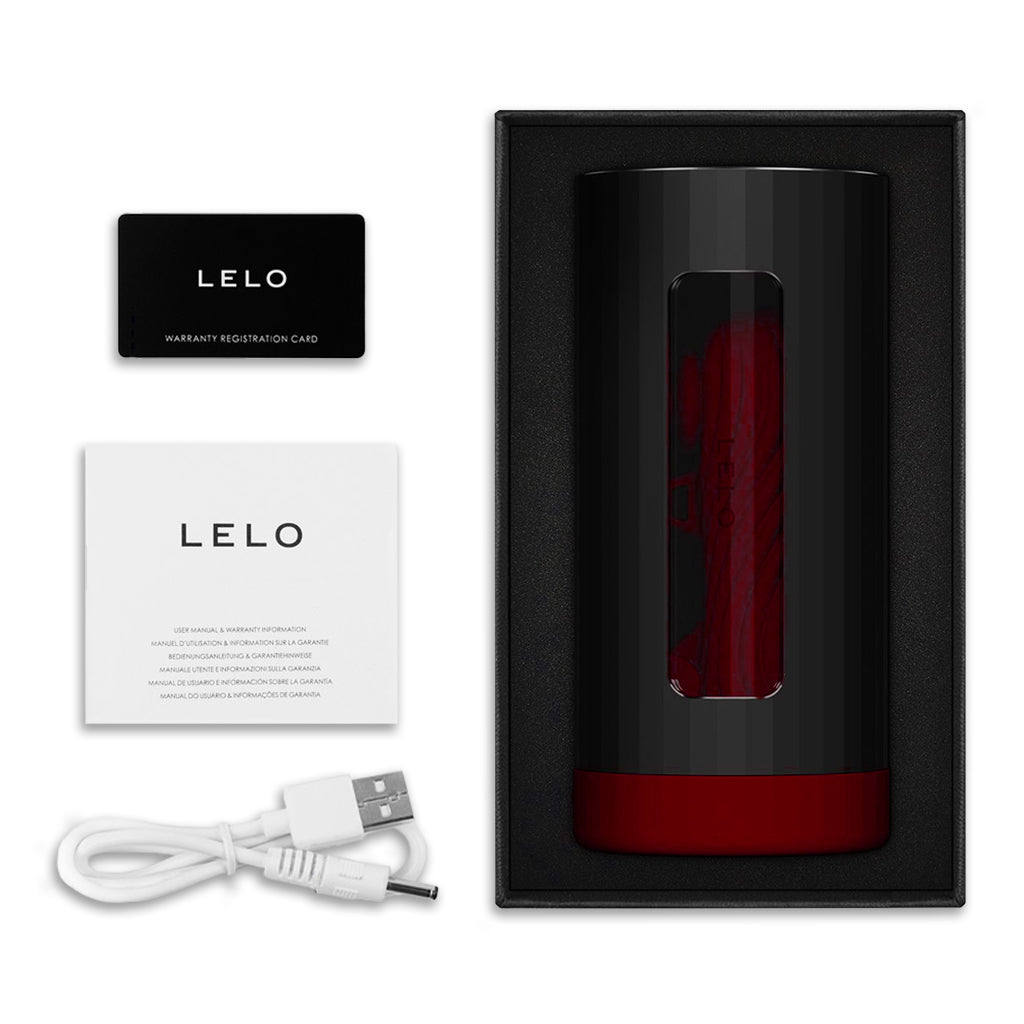 Lelo F1S V3 Male Masturbator Standard / Red / XL / Red Inside Package