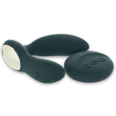 Lelo Hugo 2 Prostate Massager With Remote / Teal Rear View