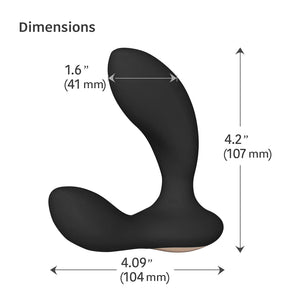 Lelo Hugo 2 Prostate Massager None / Black / With Remote / Black Dimensions