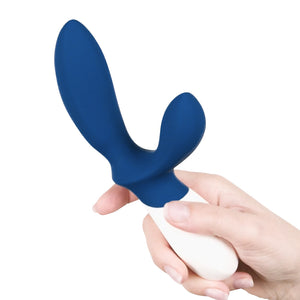 Lelo Loki Wave 2 Prostate Massager Blue with Hand