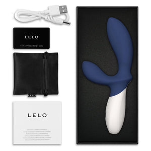 Lelo Loki Wave 2 Prostate Massager Blue Inside Package