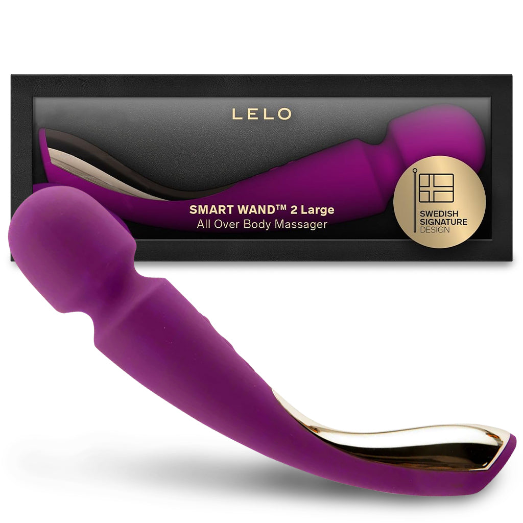 Lelo Smart Wand 2 Massager Large / Deep Rose with Box