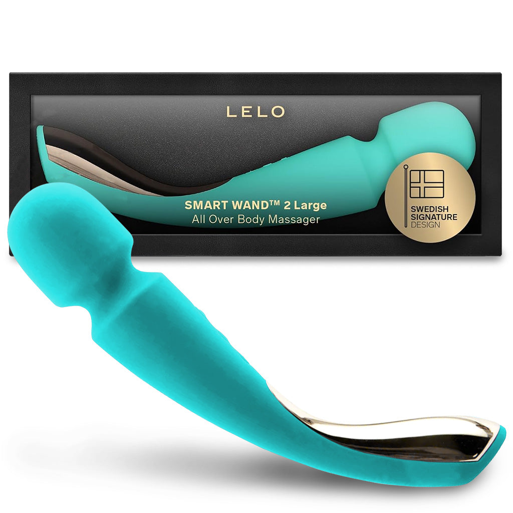 Lelo Smart Wand 2 Massager Large / Aqua with Box