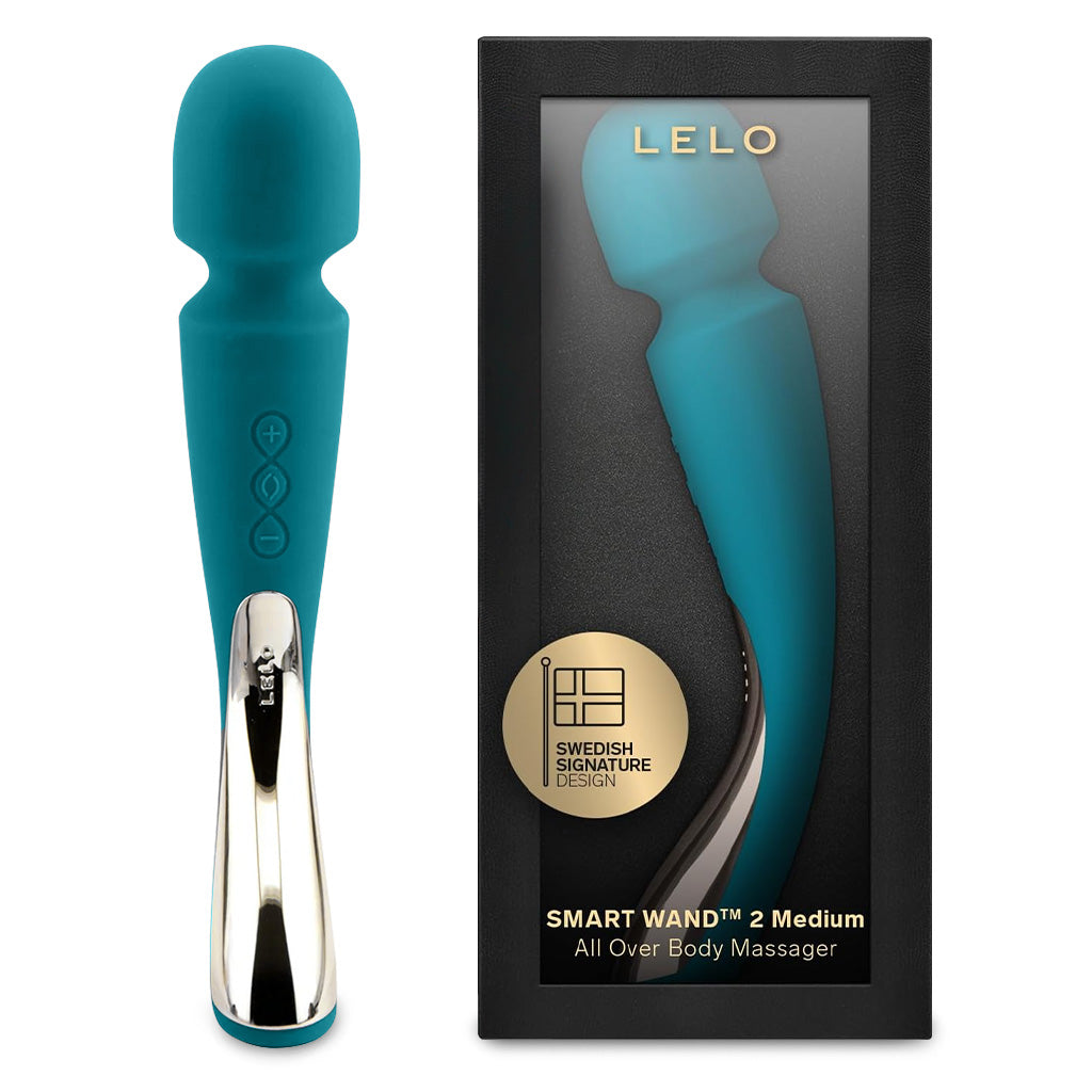 Lelo Smart Wand 2 Massager Medium / Ocean Blue with Box