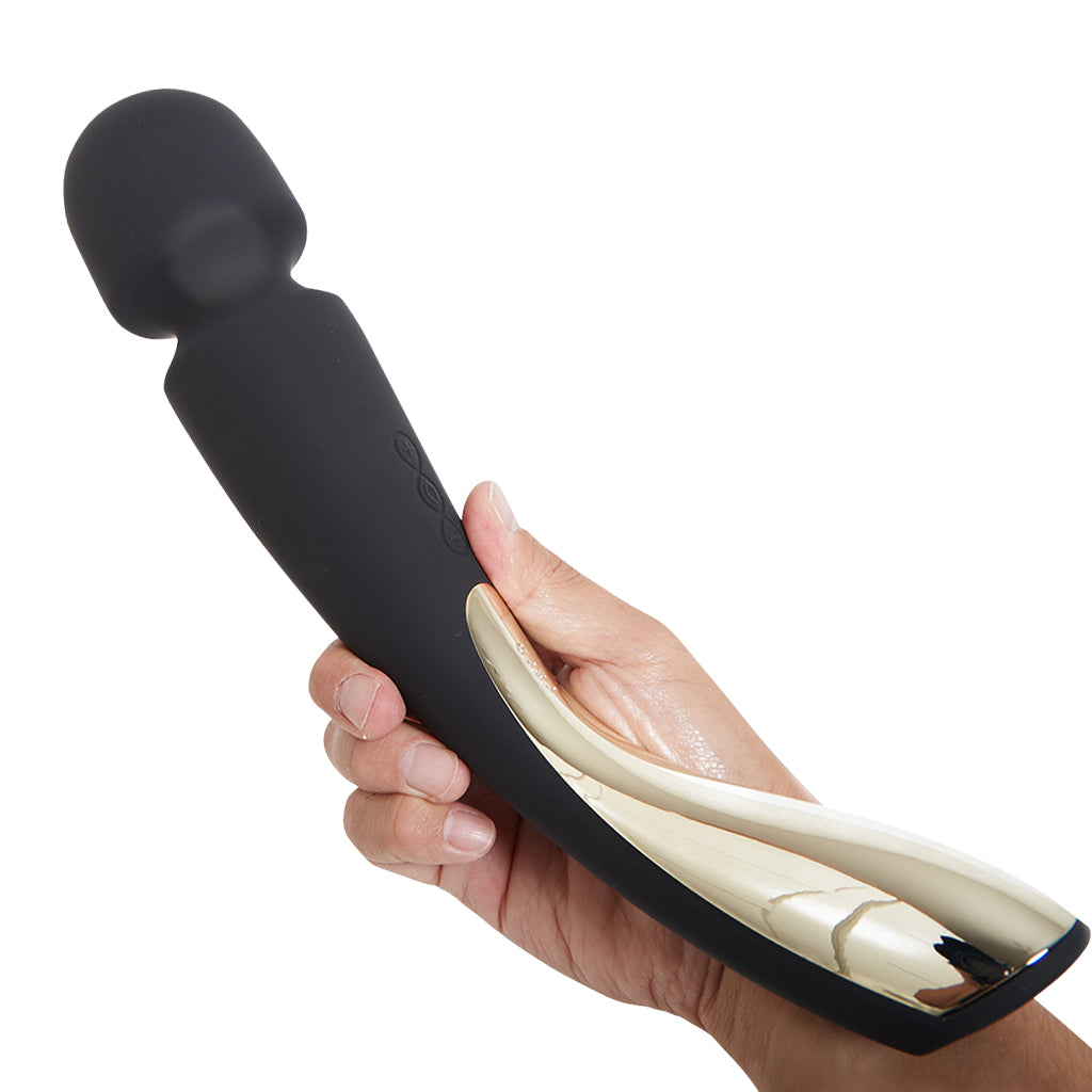Lelo Smart Wand 2 Massager Medium / Black with Hand