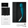 Lelo Smart Wand 2 Massager Medium / Ocean Blue Inside Package