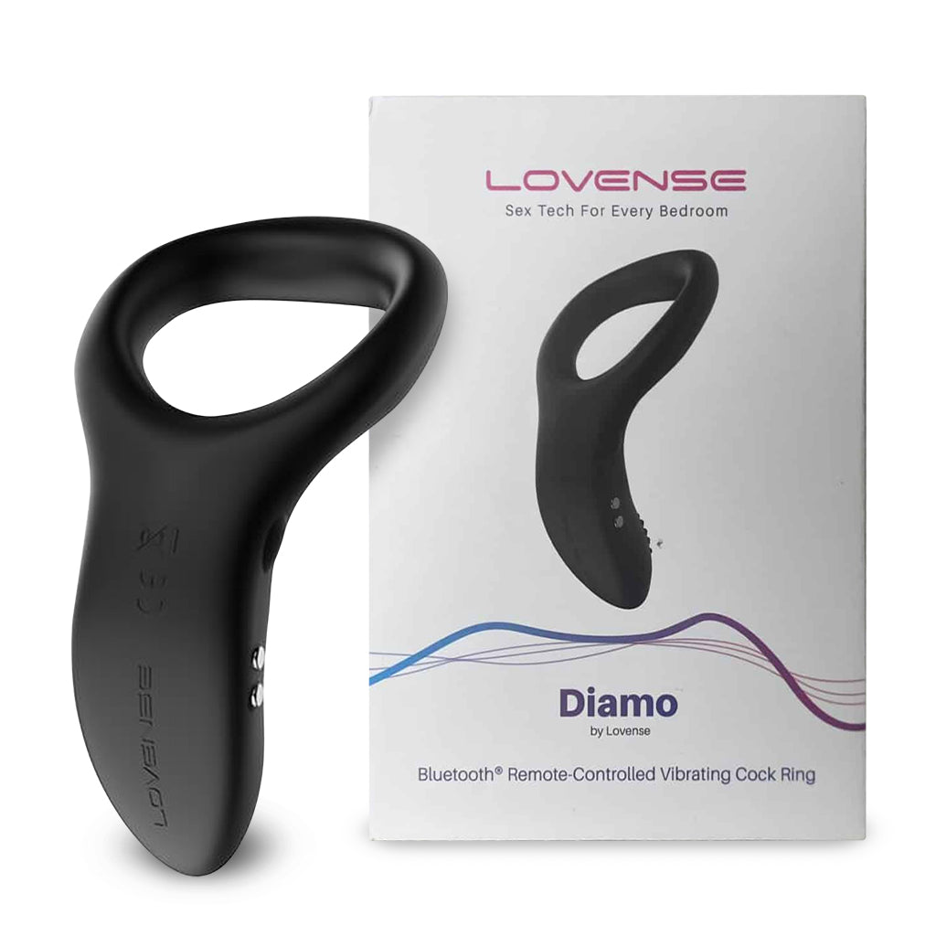 Lovense Diamo Vibrating Cock Ring with Box