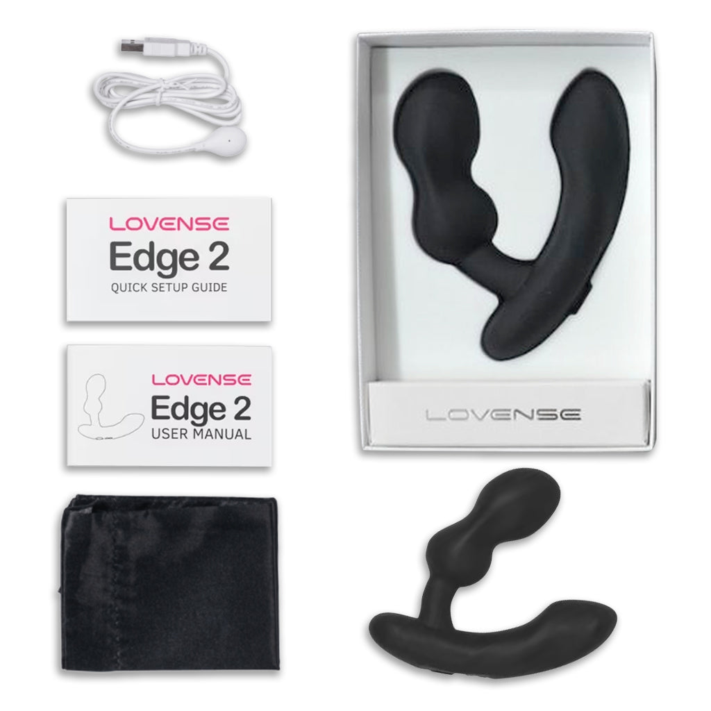 Lovense Edge 2 Prostate Massager Inside Package Contents