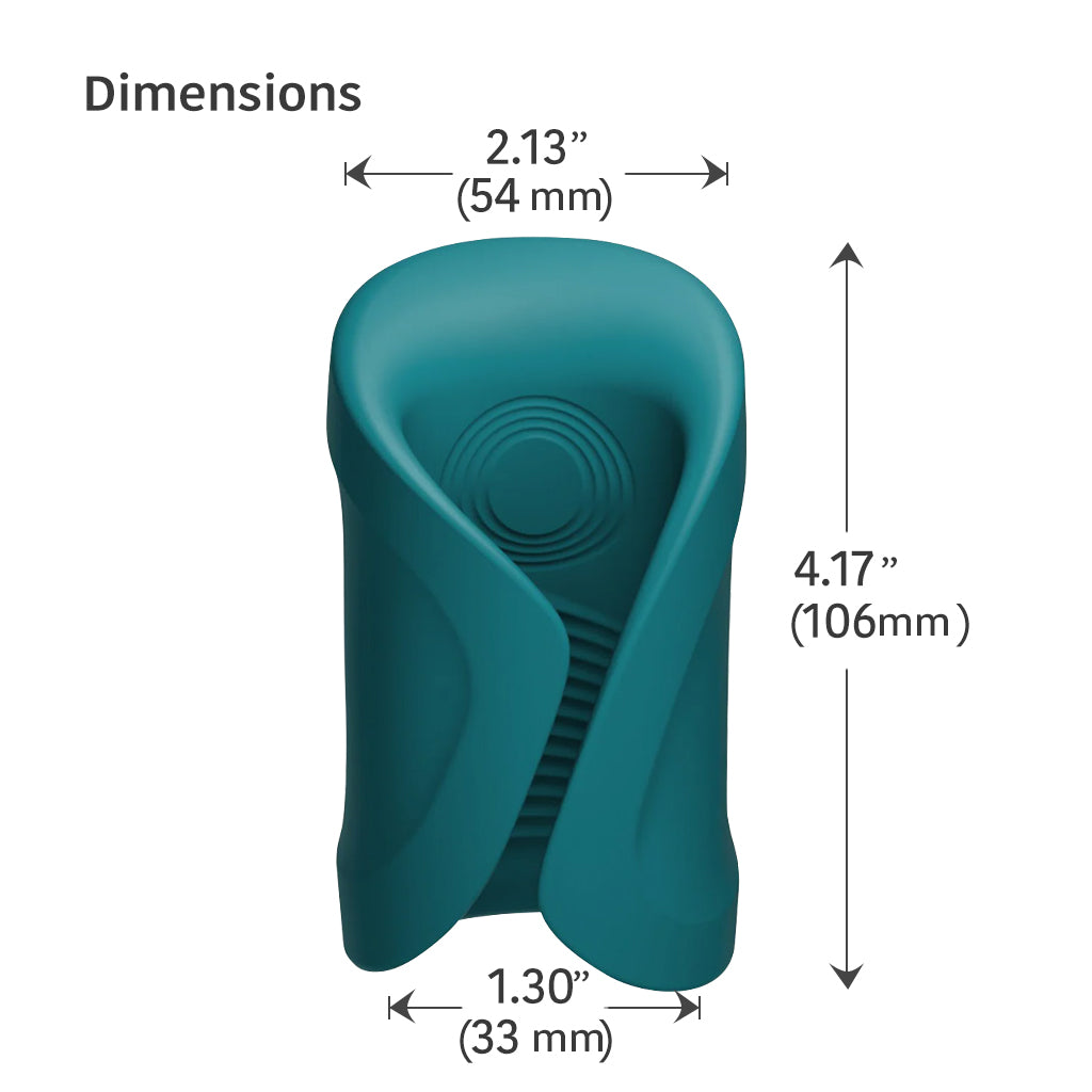 Lovense Gush 2 Penis Massager Dimensions