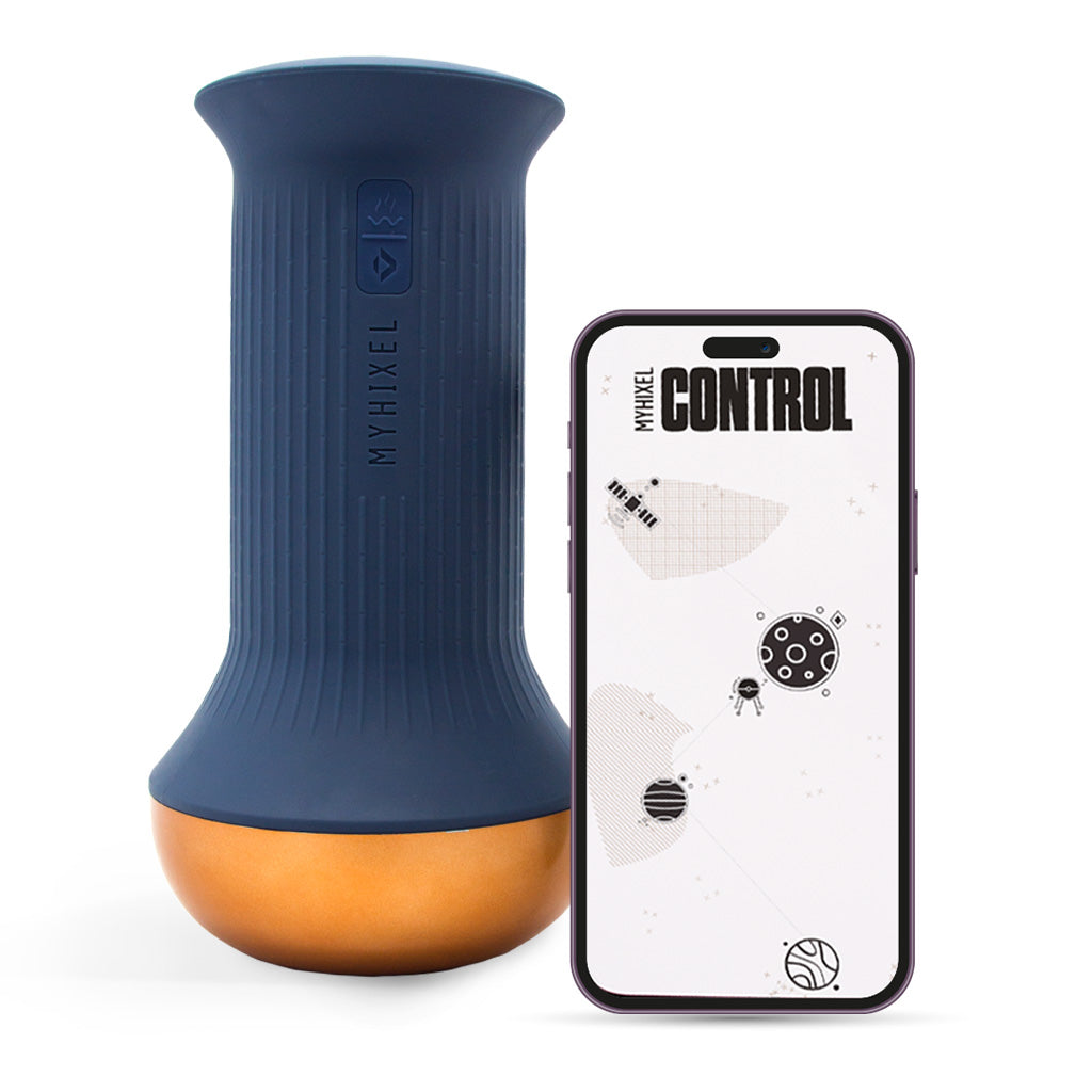 MyHixel Control Edging Trainer for Sexual Stamina with App on Phone