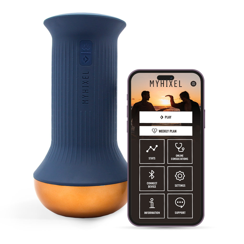 MyHixel Control Edging Trainer for Sexual Stamina with App on Phone