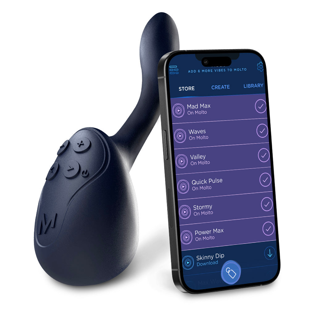 MysteryVibe Molto Ultra-Slim Bendable Prostate Vibrator with Phone App