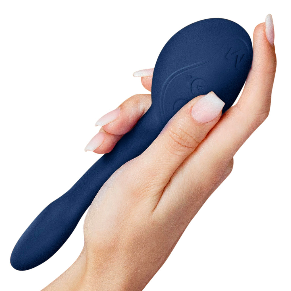 MysteryVibe Molto Ultra-Slim Bendable Prostate Vibrator with Hand