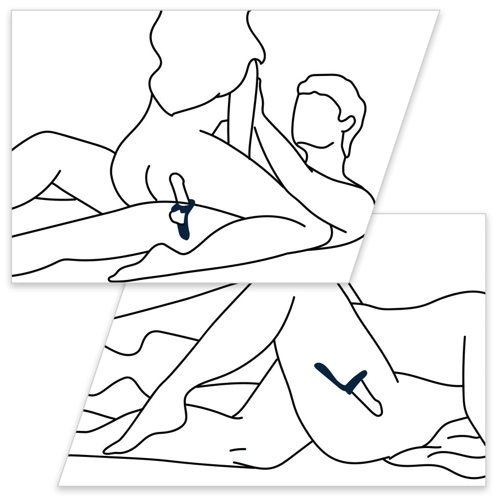 MysteryVibe Tenuto 2 Wearable Vibrator Illustration on How to Use