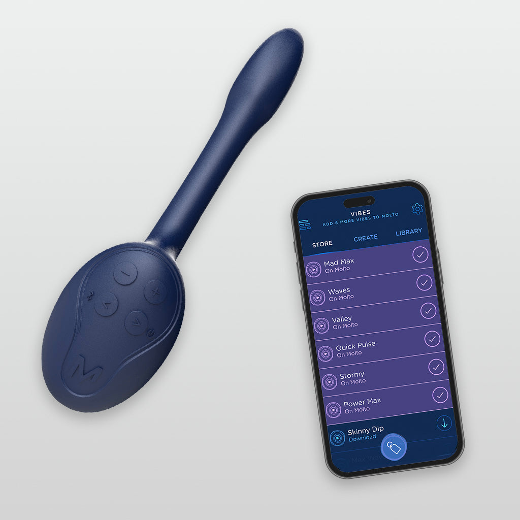 MysteryVibe Molto Ultra-Slim Bendable Prostate Vibrator Has App-Controlled Customization