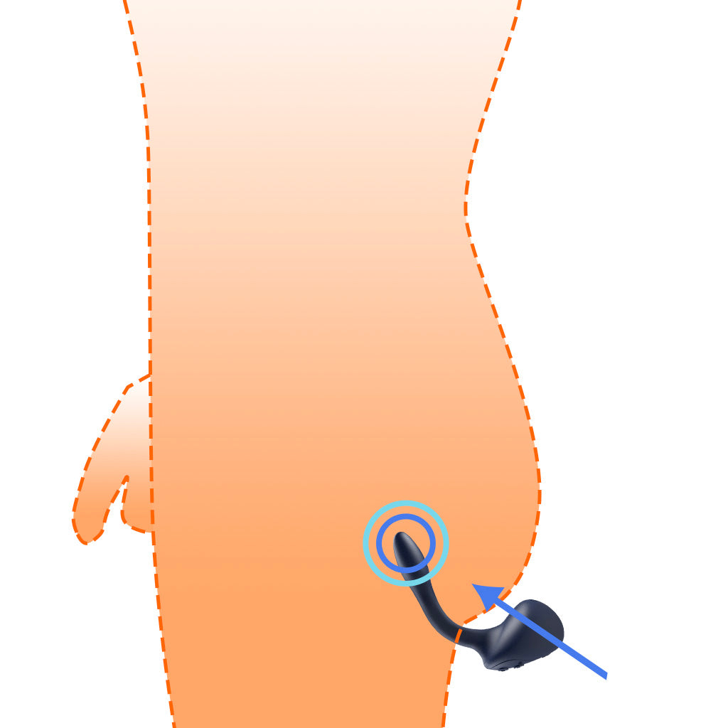 How to Use MysteryVibe Molto Ultra-Slim Bendable Prostate Vibrator Step 4