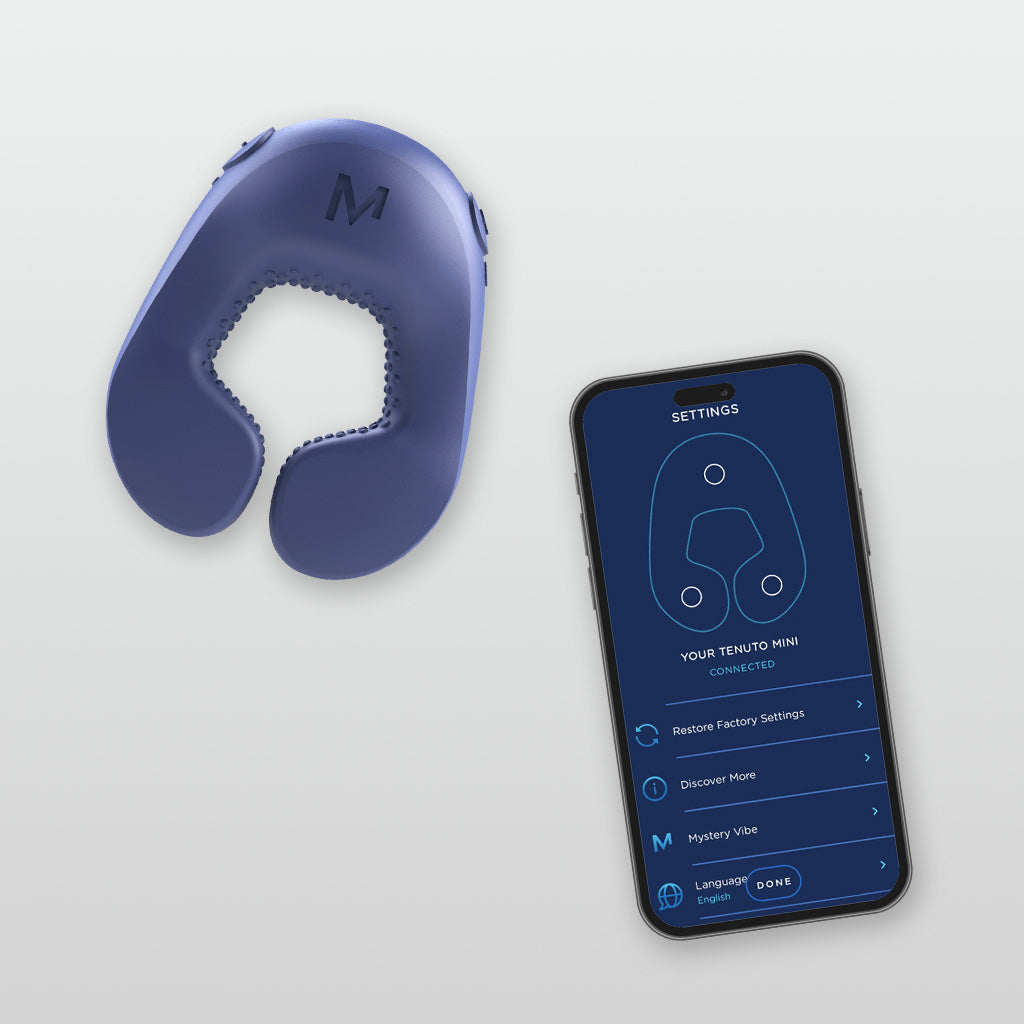 MysteryVibe Tenuto Mini Features App Control with Customizable Settings